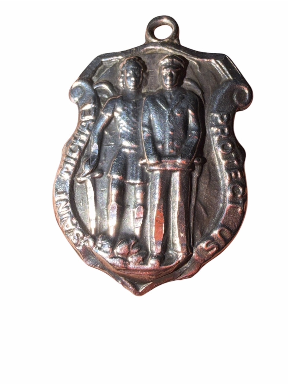 Sterling Bliss Saint Micheal Religious Medal Pendant